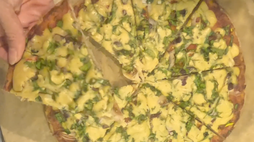 pâte à pizza low‑carb à la farine d’amande et de coco