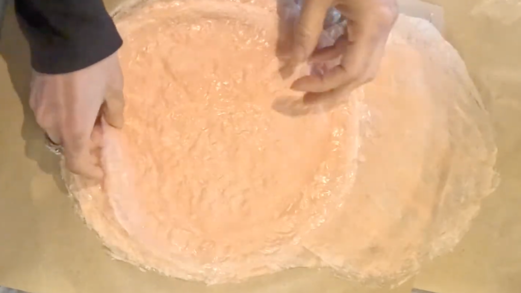 feuilles de brick lentilles corail